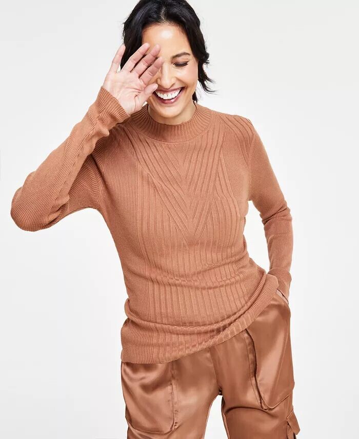 Женский свитер в рубчик с воротником-стойкой I.N.C. International Concepts, коричневый
Женский свитер в рубчик с воротником-стойкой I.N.C. International Concepts, коричневый