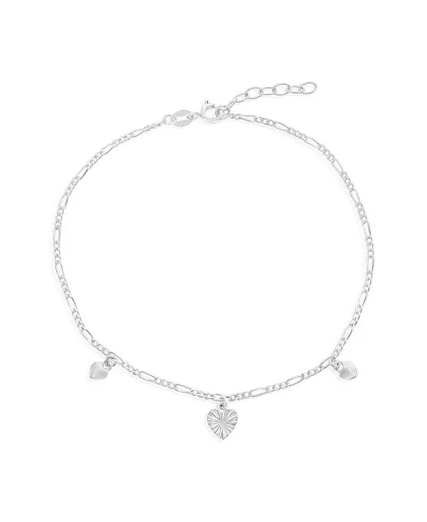 Серебряный браслет на лодыжку с подвеской в виде сердца Simona, silver
Серебряный браслет на лодыжку с подвеской в виде сердца Simona, silver