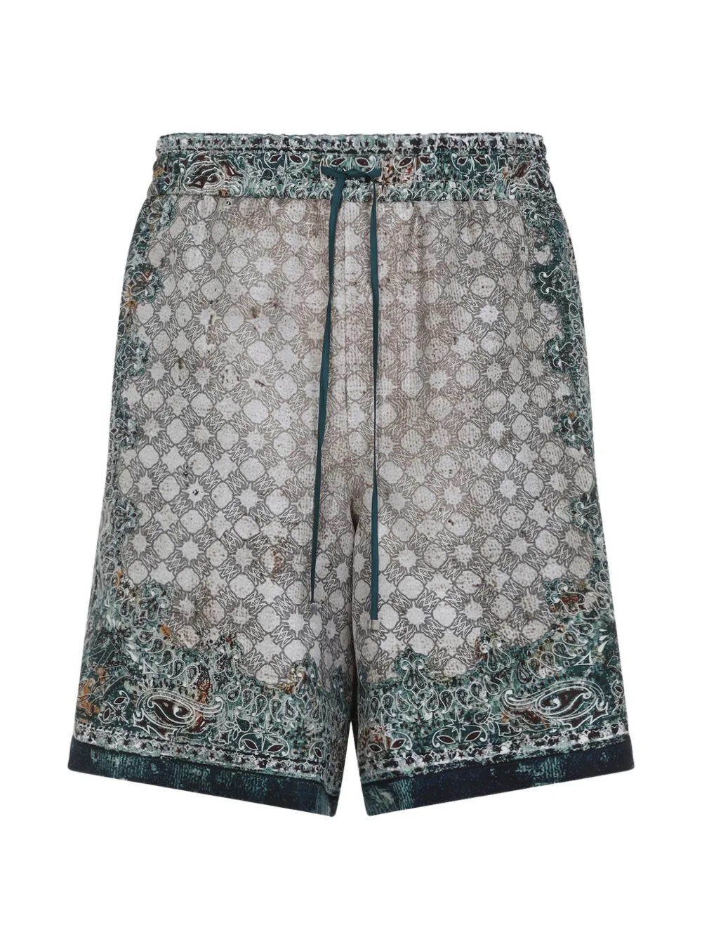Шорты с завязками и узором «пейсли» Amiri, серый
Шорты с завязками и узором «пейсли» Amiri, серый