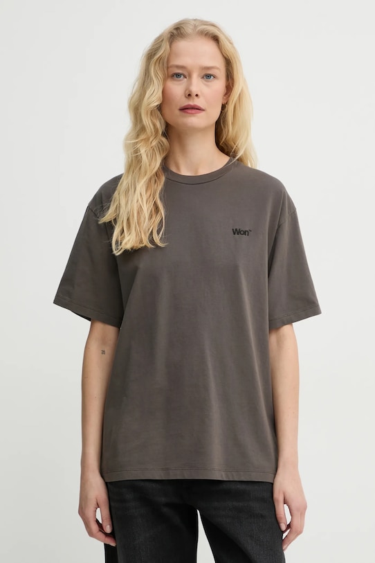Хлопковая футболка Won Hundred, коричневый
Хлопковая футболка Won Hundred, коричневый