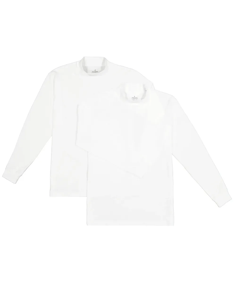 RAGMAN рубашка с воротником стойкой, белый 
RAGMAN рубашка с воротником стойкой, белый