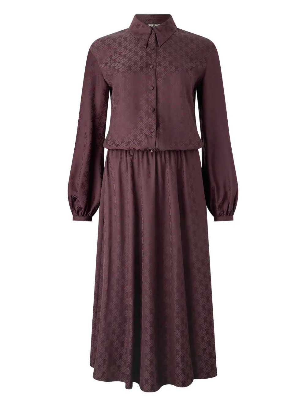 Шелковое платье-рубашка Roberto Cavalli, фиолетовый
Шелковое платье-рубашка Roberto Cavalli, фиолетовый