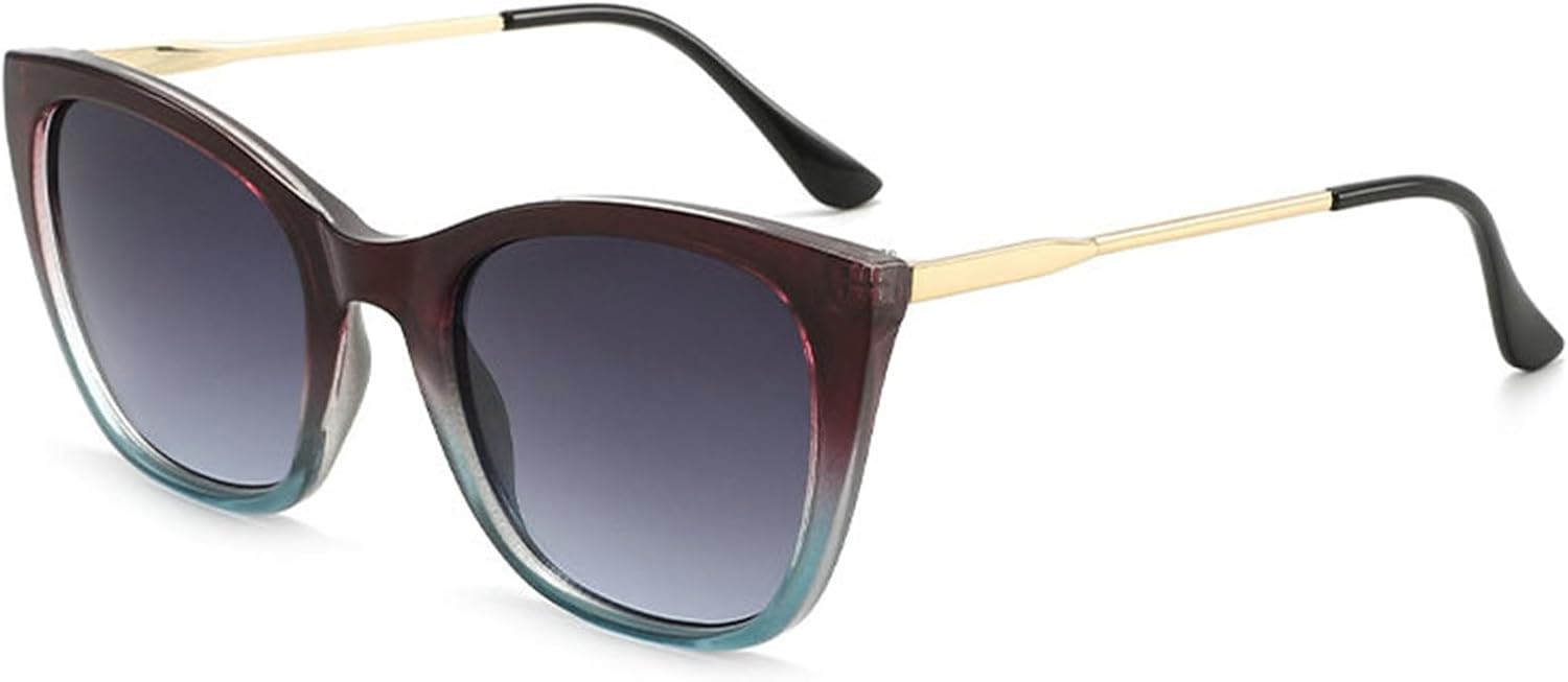 Willochra Модные солнцезащитные очки большого размера «кошачий глаз» для женщин, ретро-металлическая оправа, трендовые солнцезащитные очки для мужчин с градиентным переходом цвета, защита от ультрафиолета UV400, C4
Willochra Модные солнцезащитные очки большого размера «кошачий глаз» для женщин, ретро-металлическая оправа, трендовые солнцезащитные очки для мужчин с градиентным переходом цвета, защита от ультрафиолета UV400, C4