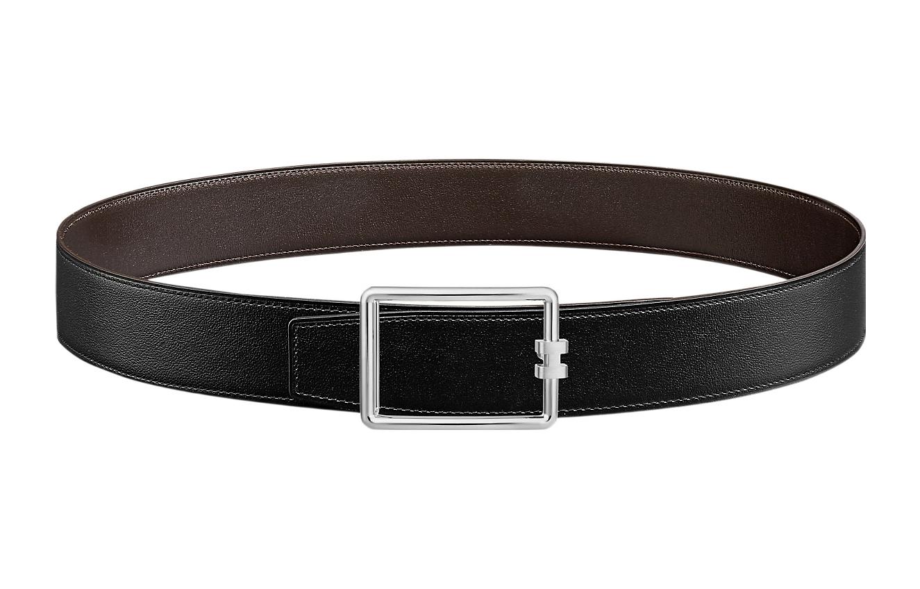 Ремень мужской кожаный Hermes Tube H Togo с двусторонней пряжкой черный ширина 3,8 см
Ремень мужской кожаный Hermes Tube H Togo с двусторонней пряжкой черный ширина 3,8 см