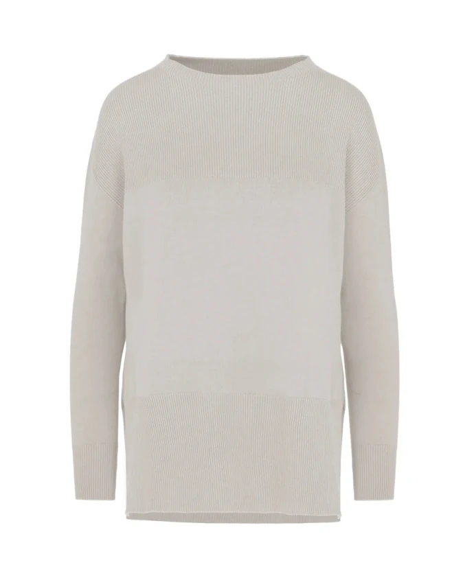 Серый длинный свитер с круглым вырезом Bomboogie, серый
Серый длинный свитер с круглым вырезом Bomboogie, серый