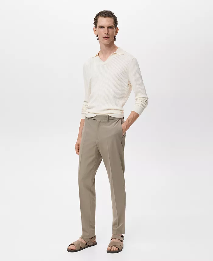 Мужские плиссированные брюки Slim-Fit Mango, загар/бежевый
Мужские плиссированные брюки Slim-Fit Mango, загар/бежевый