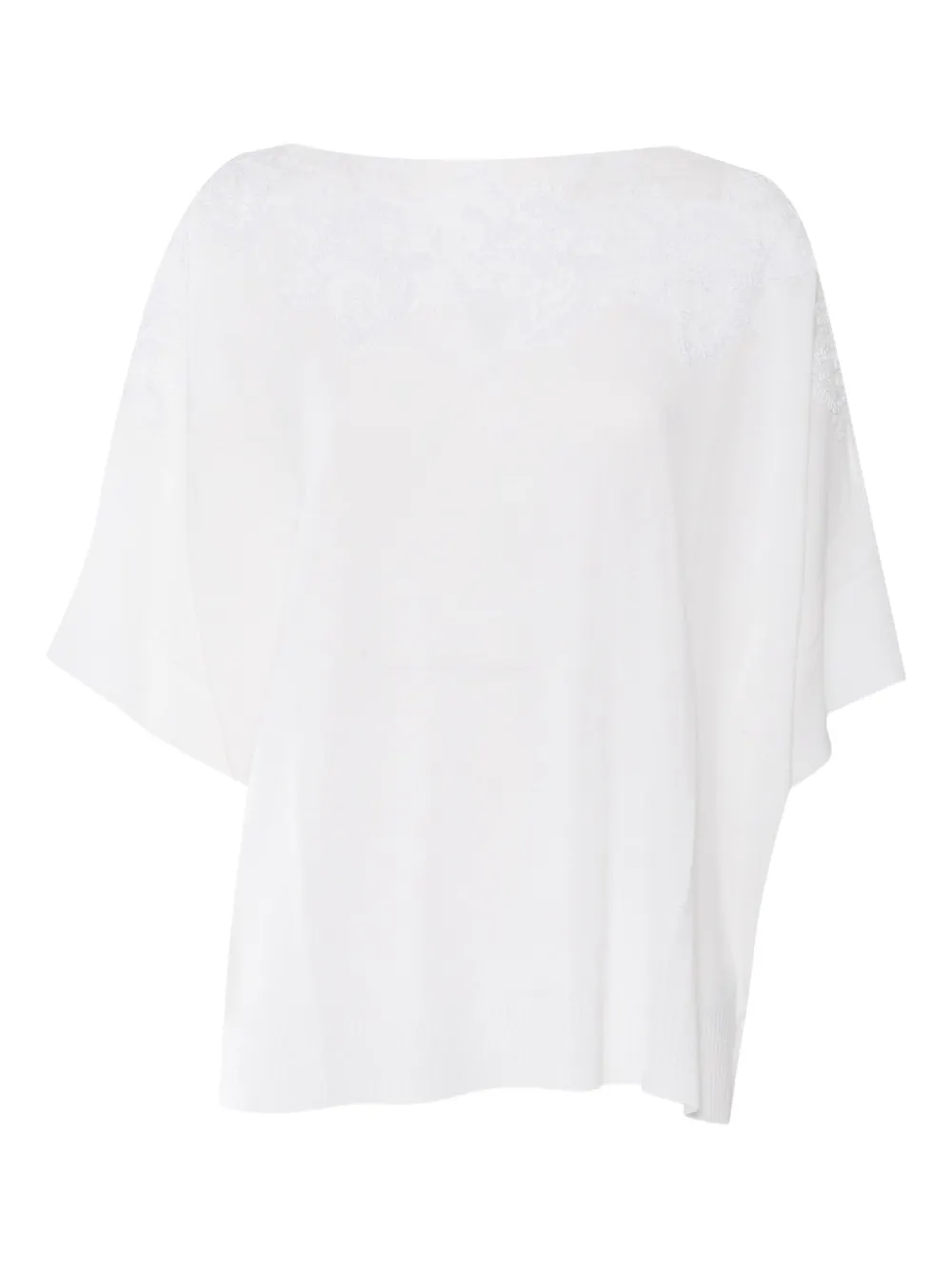 Топ с рукавами три четверти Ermanno Scervino, белый
Топ с рукавами три четверти Ermanno Scervino, белый