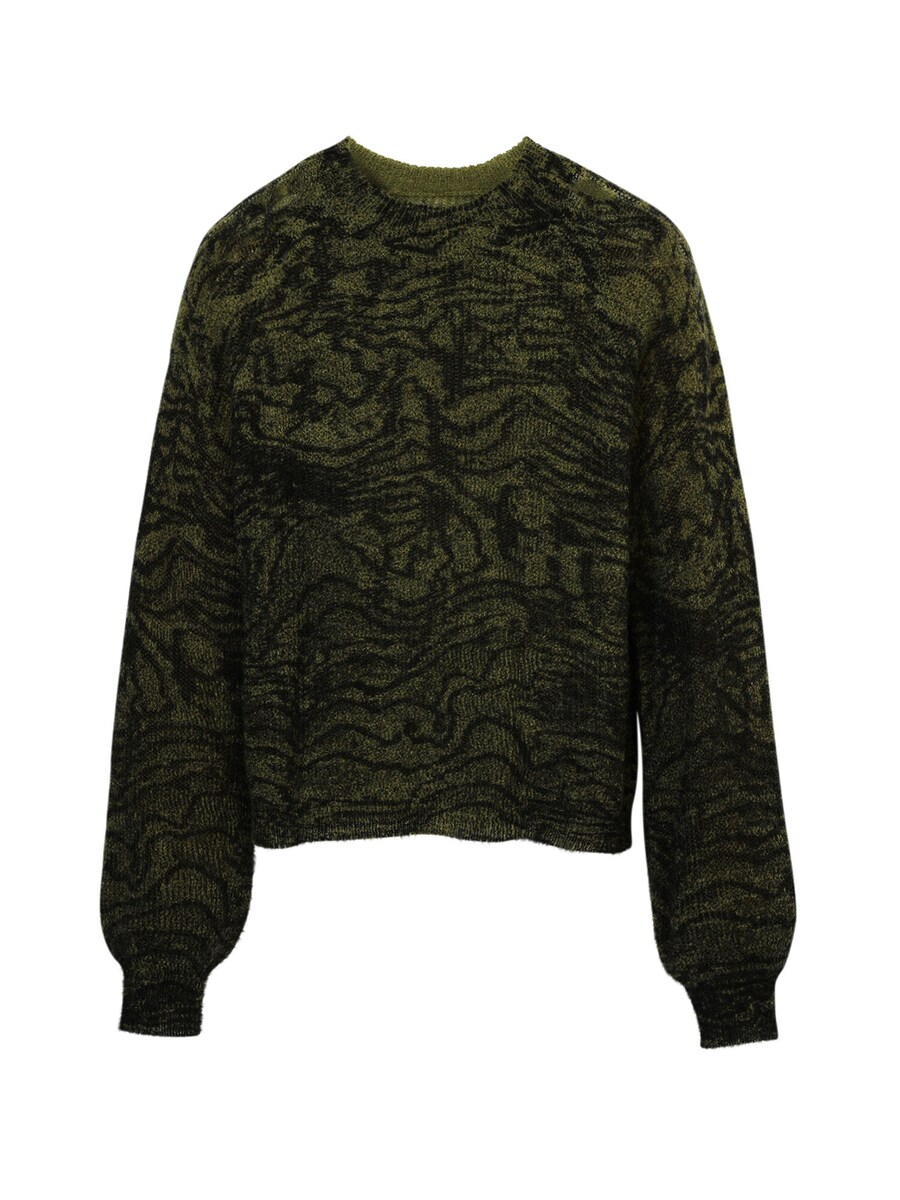 Тонкий вязаный свитер Desigual Sweater, оливковый
Тонкий вязаный свитер Desigual Sweater, оливковый