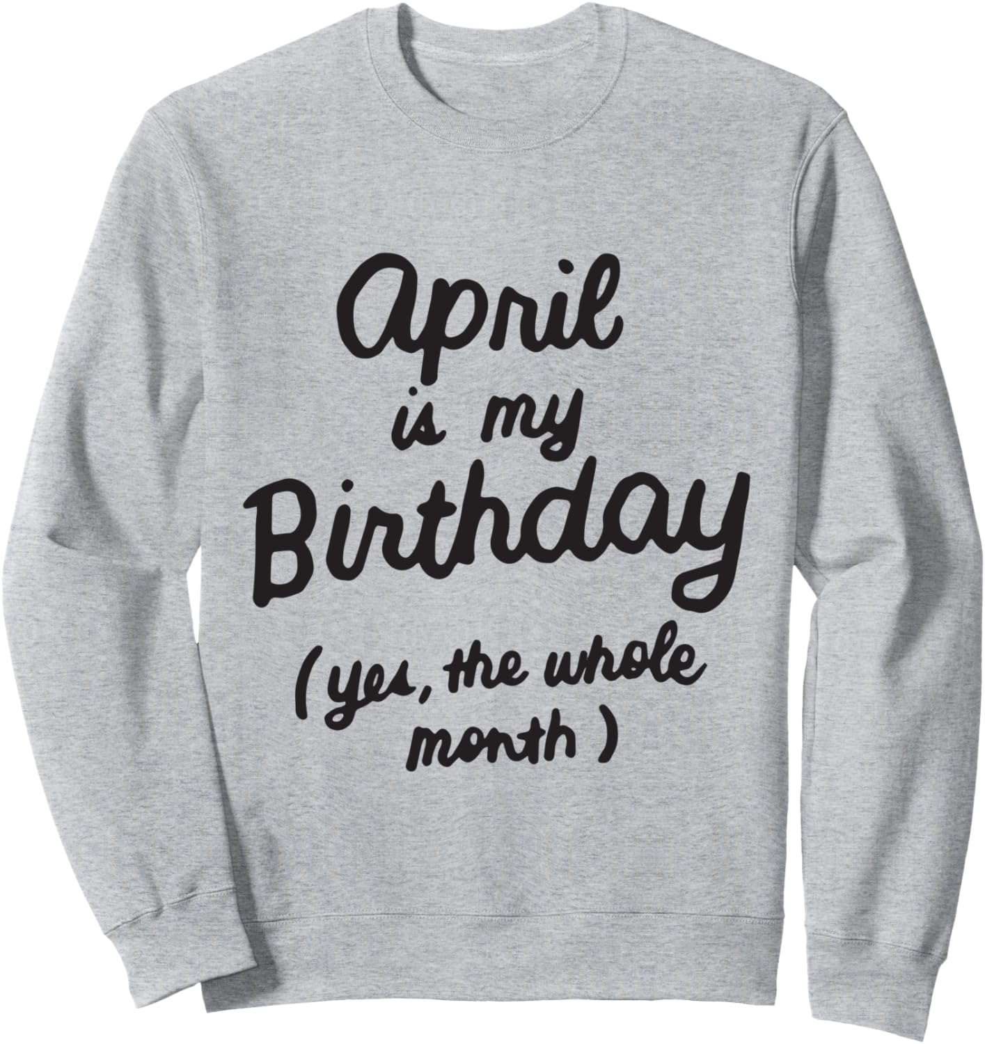 Мой день рождения в апреле. Да, весь месяц. Толстовка с изображением Овна или Тельца April Girl Birthday Gifts Store, серый
Мой день рождения в апреле. Да, весь месяц. Толстовка с изображением Овна или Тельца April Girl Birthday Gifts Store, серый