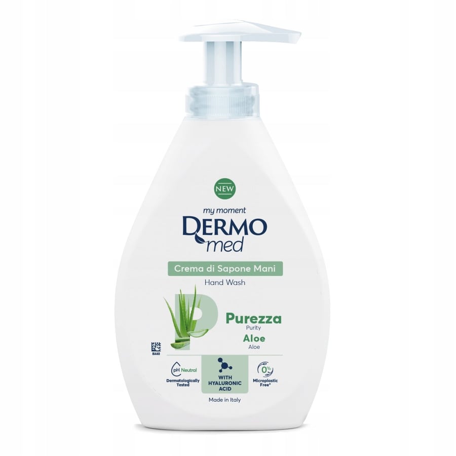 Мыло для рук Dermomed, Purezza Aloe, 300 мл
Мыло для рук Dermomed, Purezza Aloe, 300 мл