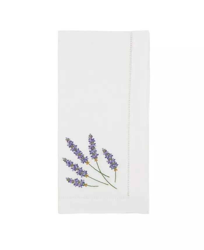 Набор лавандовых салфеток Garden Bliss с вышивкой, 6 шт., 20 x 20 дюймов Saro Lifestyle, белый
Набор лавандовых салфеток Garden Bliss с вышивкой, 6 шт., 20 x 20 дюймов Saro Lifestyle, белый