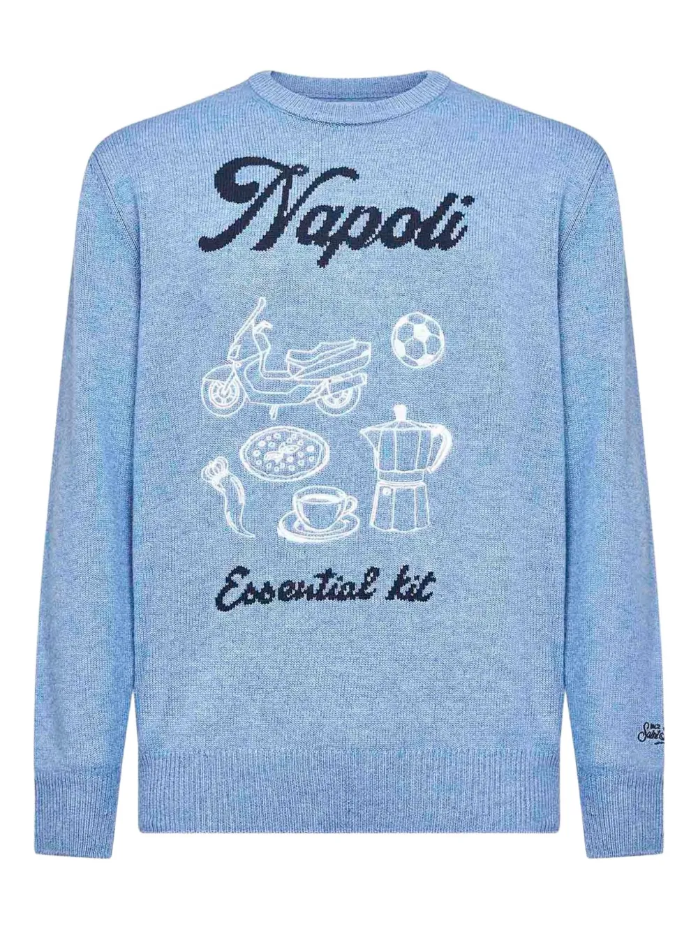 Джемпер с вышивкой в виде арт-работы с длинными рукавами Mc2 Saint Barth, синий
Джемпер с вышивкой в виде арт-работы с длинными рукавами Mc2 Saint Barth, синий