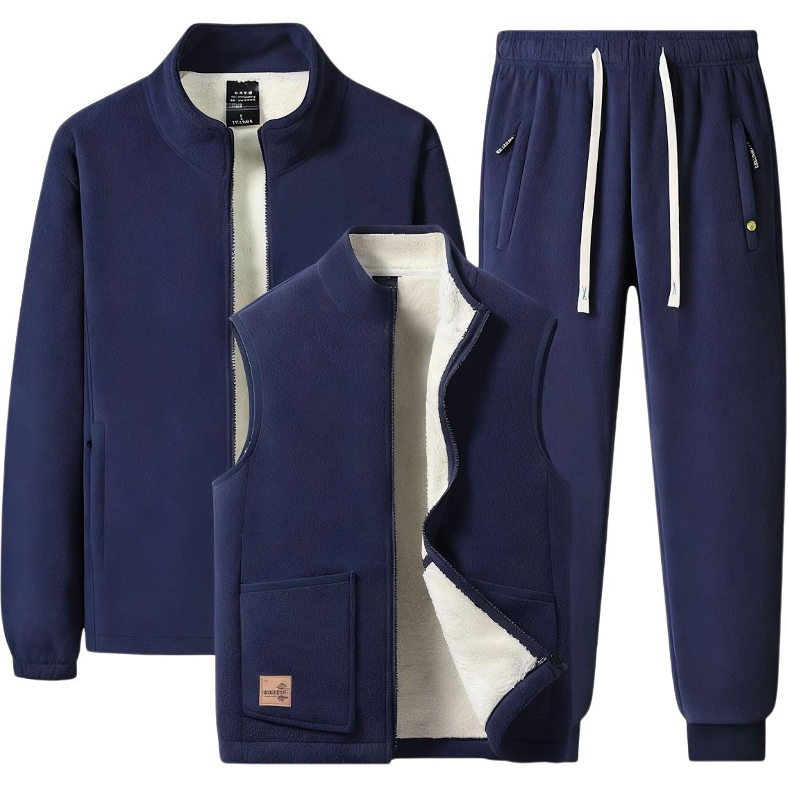 Повседневная спортивная одежда Unisex VanCamel, темно-синий three-piece set
Повседневная спортивная одежда Unisex VanCamel, темно-синий three-piece set