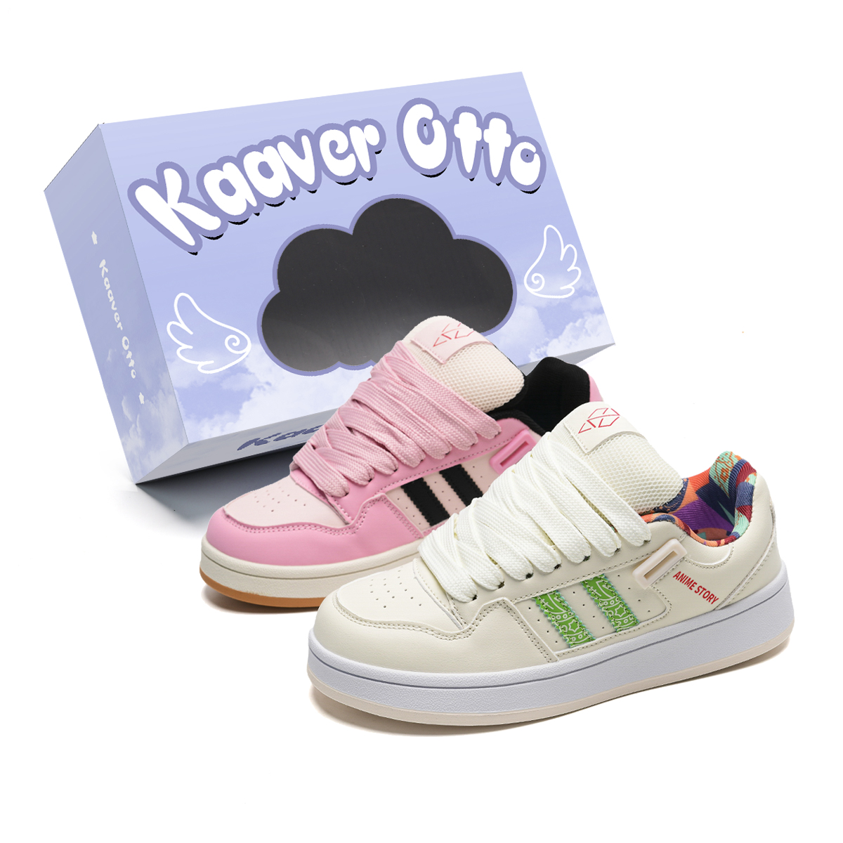 KAAVER OTTO Унисекс мидтоп скейтбордские кроссовки с коробкой износостойкие и легкие непарные - непарные лоу-топ, цвет Mismatched (Low-Top)
KAAVER OTTO Унисекс мидтоп скейтбордские кроссовки с коробкой износостойкие и легкие непарные - непарные лоу-топ, цвет Mismatched (Low-Top)