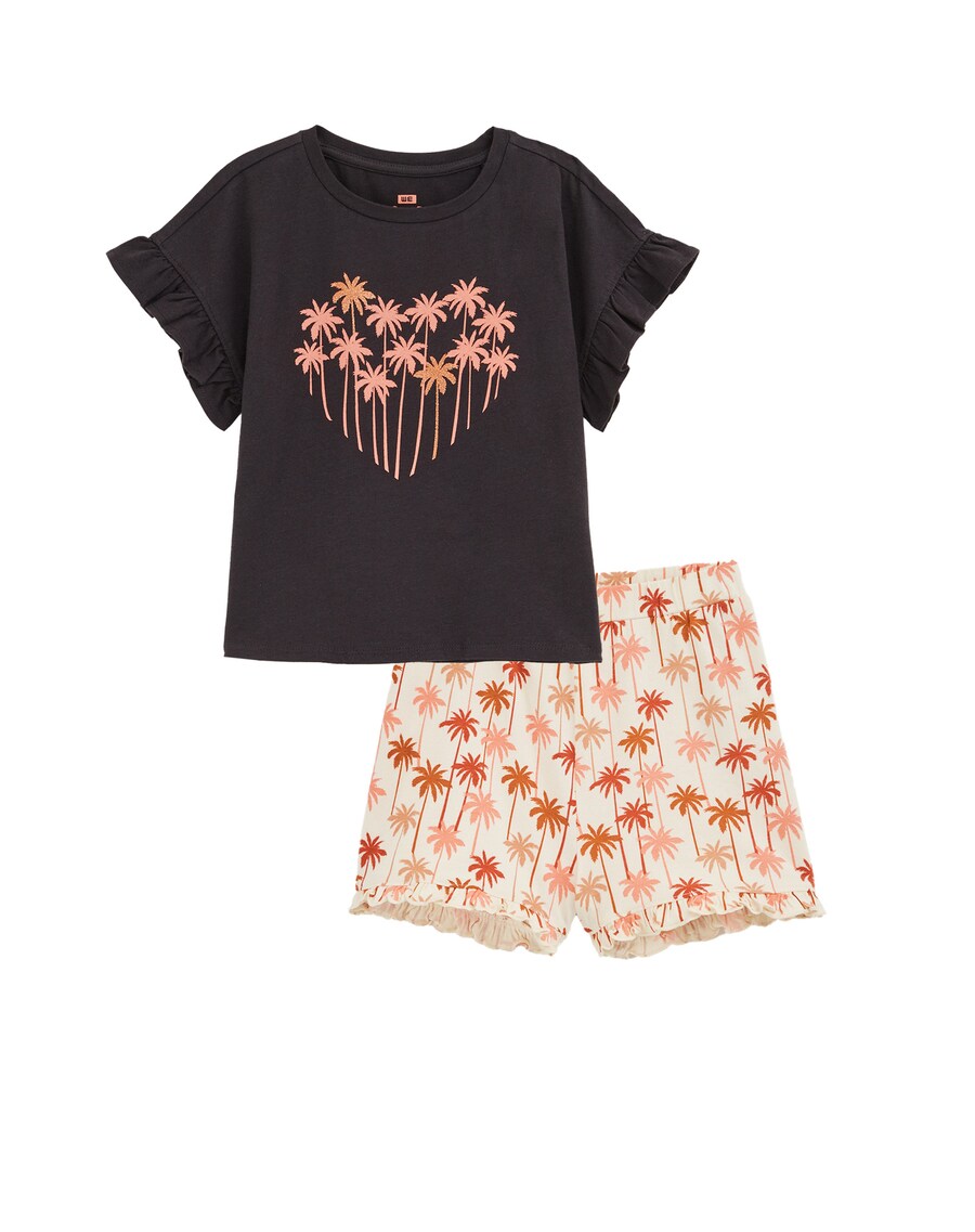 Пижама WE Fashion, антрацит 
Пижама WE Fashion, антрацит