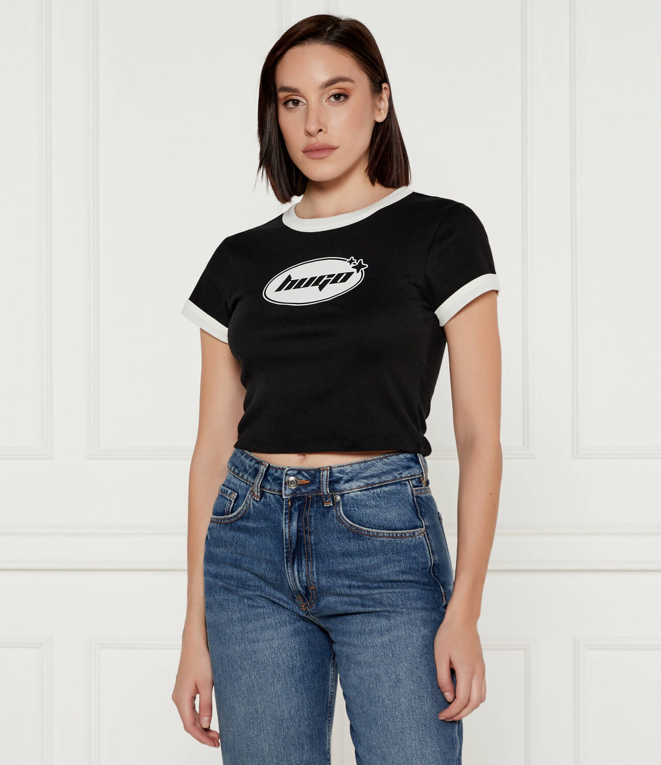 Футболка Hugo Blue Dalia_B Cropped Fit, черный
Футболка Hugo Blue Dalia_B Cropped Fit, черный