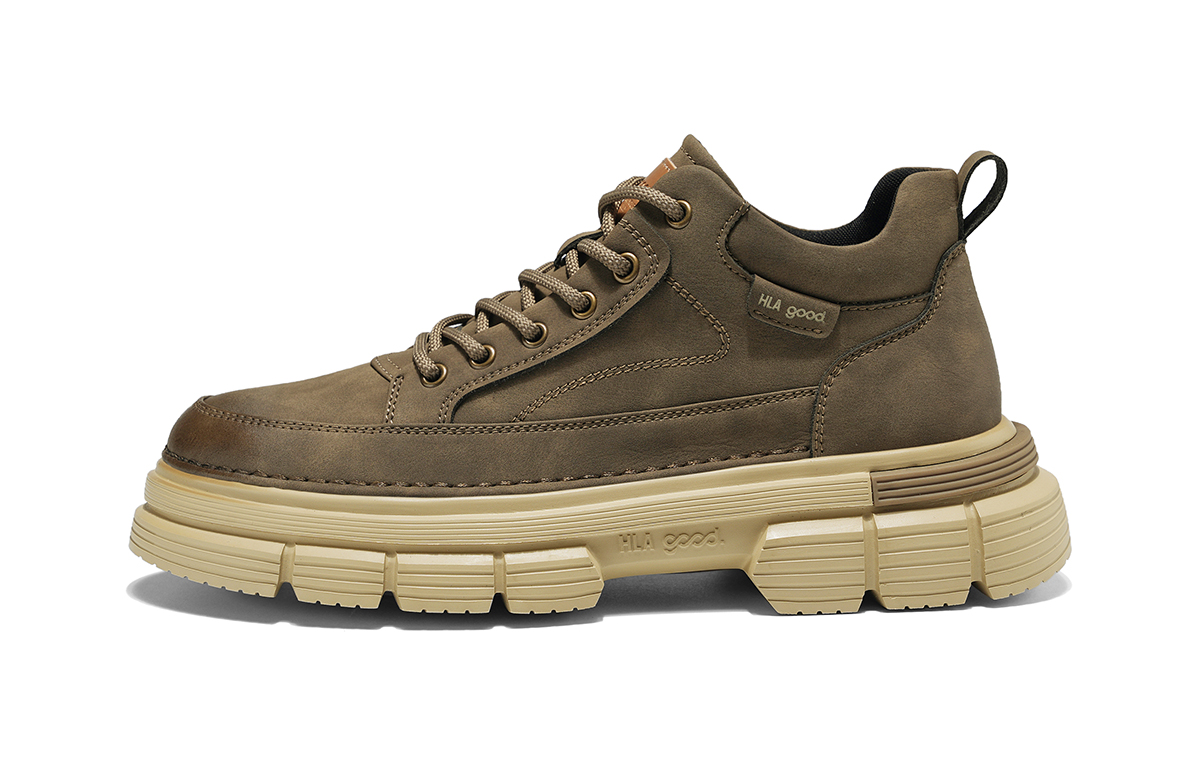HLA Мужские ботинки Martin цвета хаки, земляной желтый
HLA Мужские ботинки Martin цвета хаки, земляной желтый