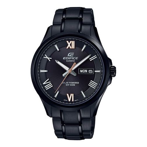 Часы CASIO EDIFICE Quartz Solar Powered Mens Black Analog/Digital Combo, черный 
Часы CASIO EDIFICE Quartz Solar Powered Mens Black Analog/Digital Combo, черный