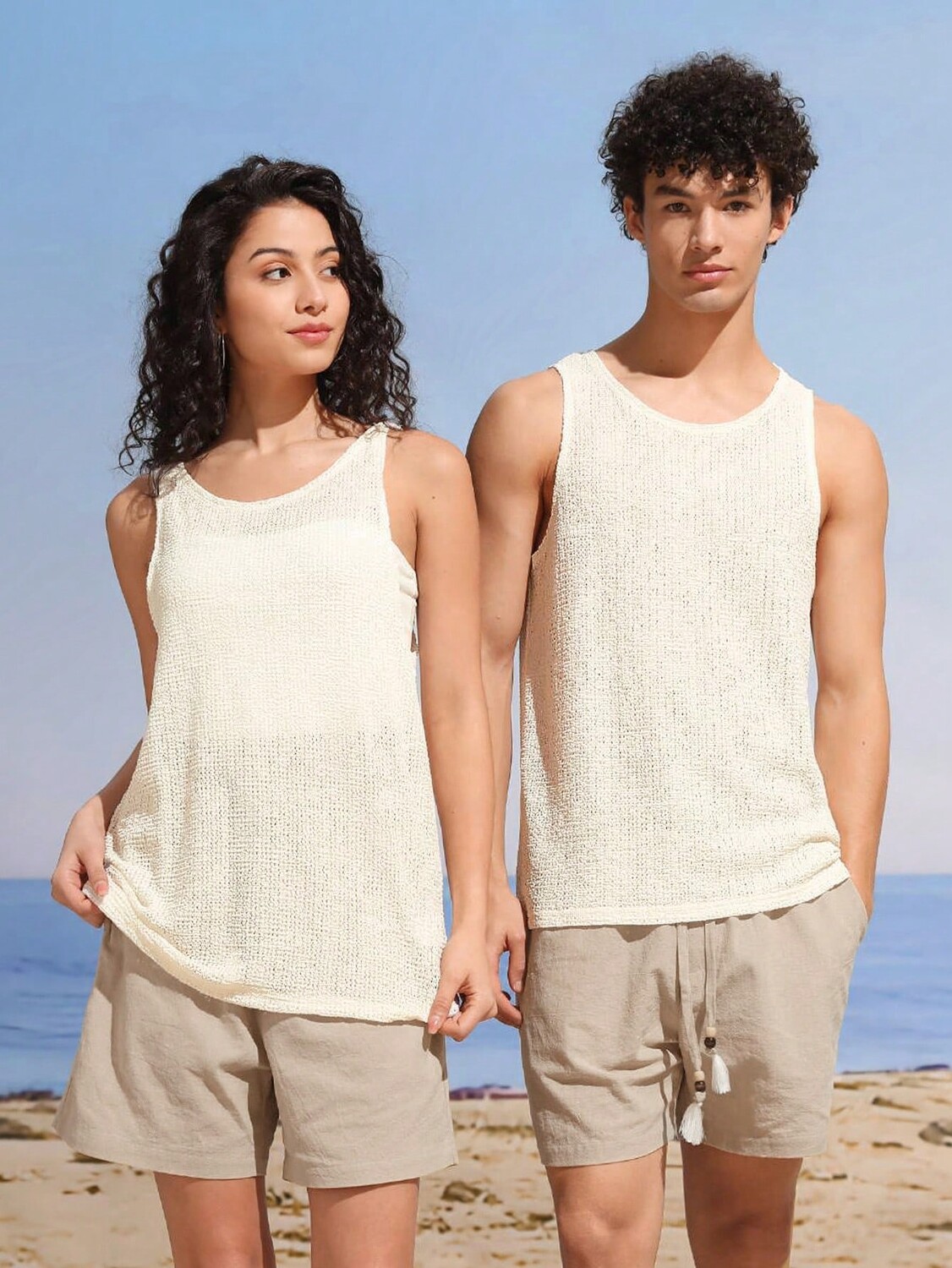 Майка унисекс Manfinity, однотонная текстура, повседневная, 1 шт, кремовый/бежевый
Майка унисекс Manfinity, однотонная текстура, повседневная, 1 шт, кремовый/бежевый