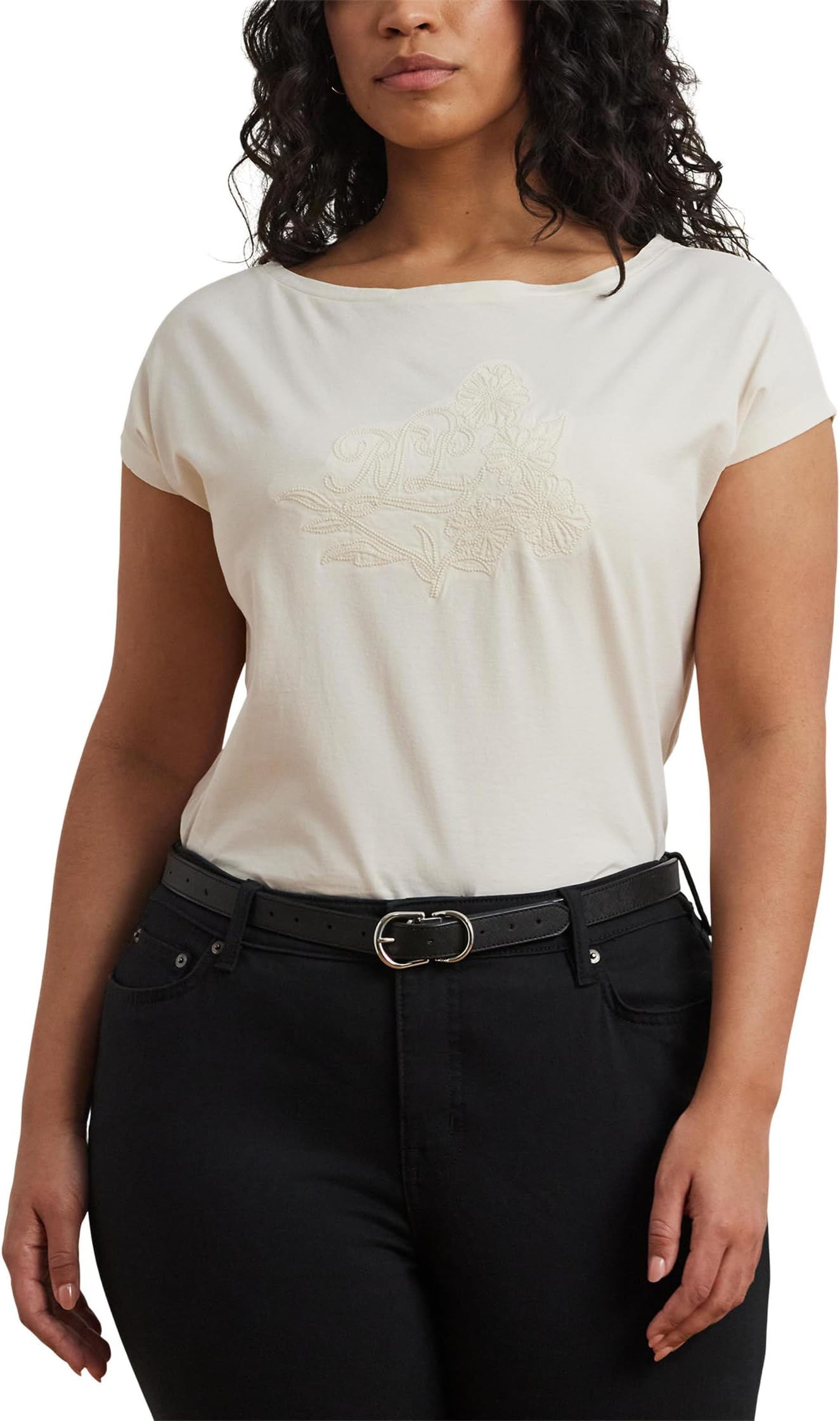 Футболка Lauren Ralph Lauren Plus Size Grieta Short Sleeve T-Shirt, цвет Mascarpone Cream
Футболка Lauren Ralph Lauren Plus Size Grieta Short Sleeve T-Shirt, цвет Mascarpone Cream