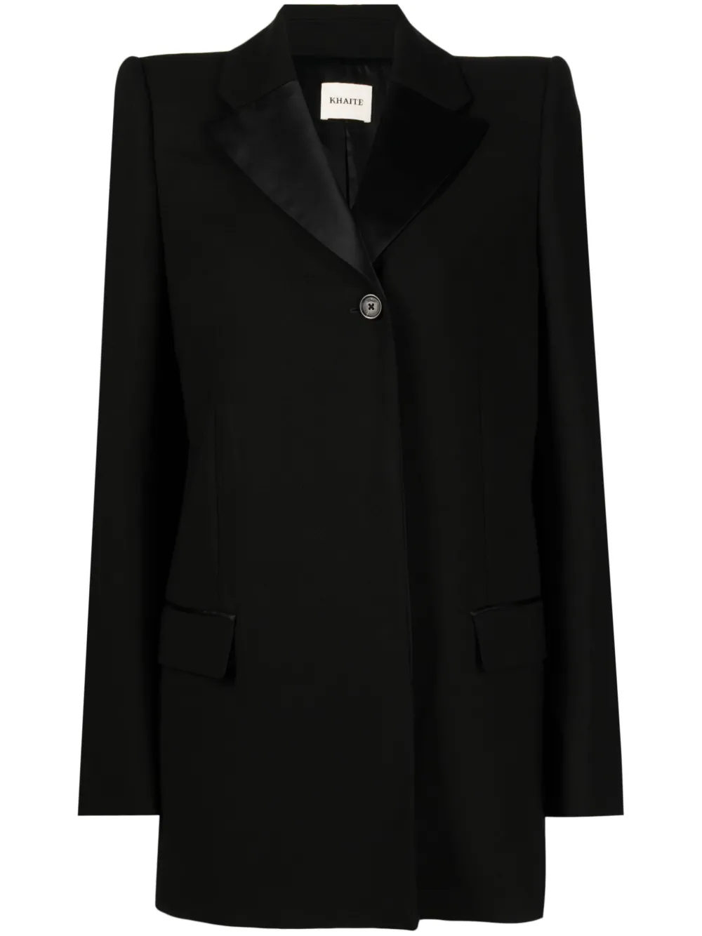 Однобортный блейзер KHAITE, черный
Однобортный блейзер KHAITE, черный