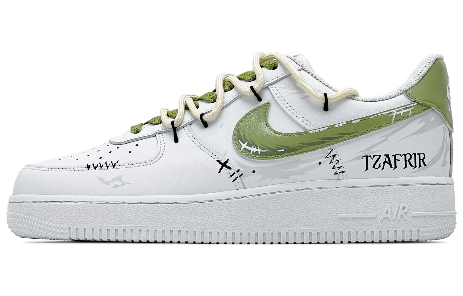 Кроссовки для скейтбординга Air Force 1 Curtain Style Slip Resistant Cushioning Abrasion Resistant Low top Kids' Nike, белый зеленый-women's
Кроссовки для скейтбординга Air Force 1 Curtain Style Slip Resistant Cushioning Abrasion Resistant Low top Kids' Nike, белый зеленый-women's