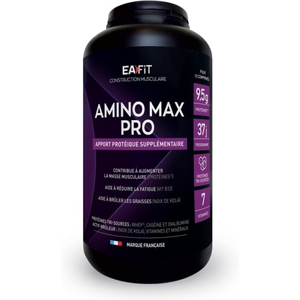 Amino Max Pro Protein Supplement с казеином, сывороткой и овальбумином Eafit
Amino Max Pro Protein Supplement с казеином, сывороткой и овальбумином Eafit