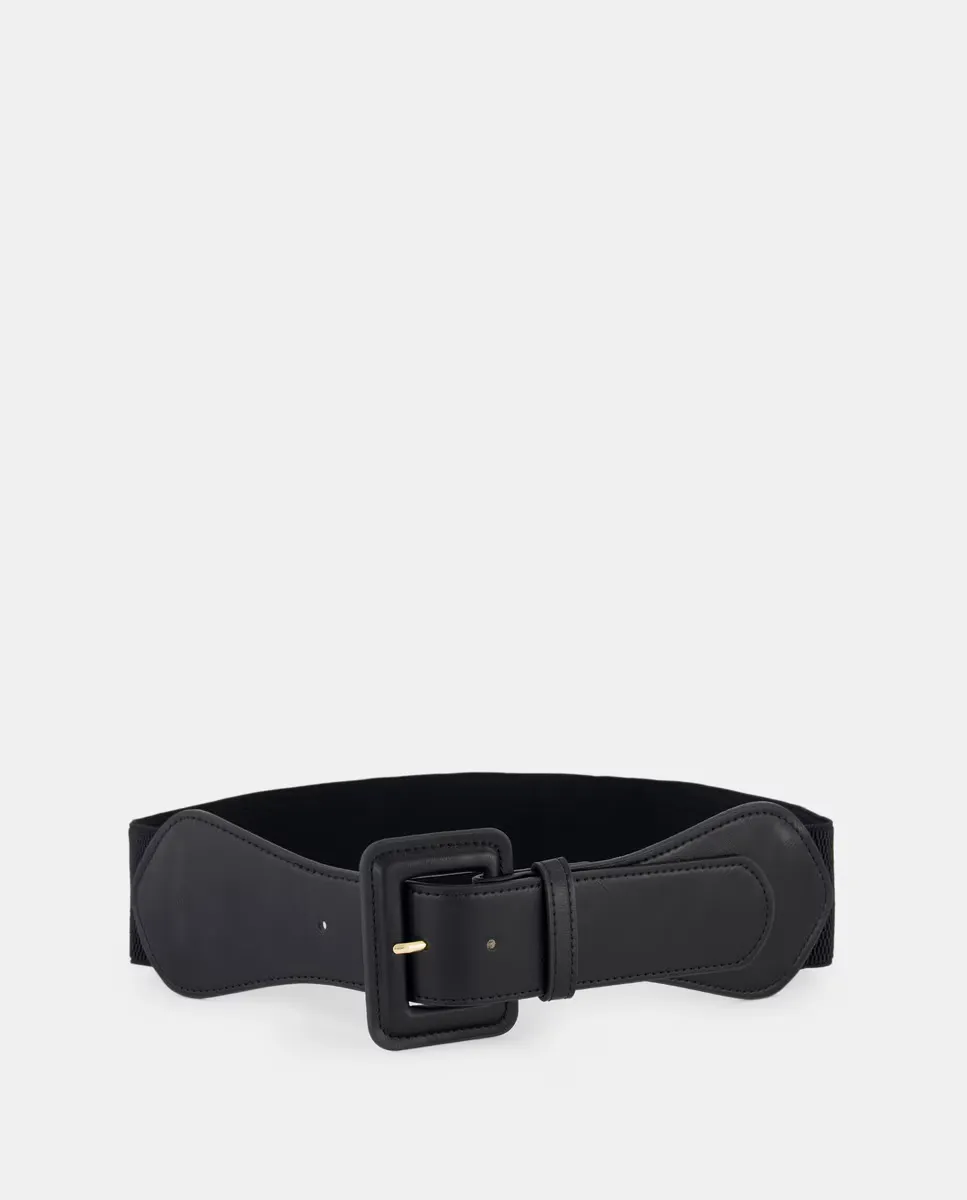 Толстый эластичный ремень с пряжкой на подкладке Tintoretto, чёрный
Толстый эластичный ремень с пряжкой на подкладке Tintoretto, чёрный