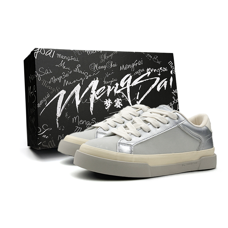 Низкие мужские кроссовки для скейтбординга с амортизаторами и противоскользящими элементами, серебристо-серые Mengsai, Silver Gray
Низкие мужские кроссовки для скейтбординга с амортизаторами и противоскользящими элементами, серебристо-серые Mengsai, Silver Gray