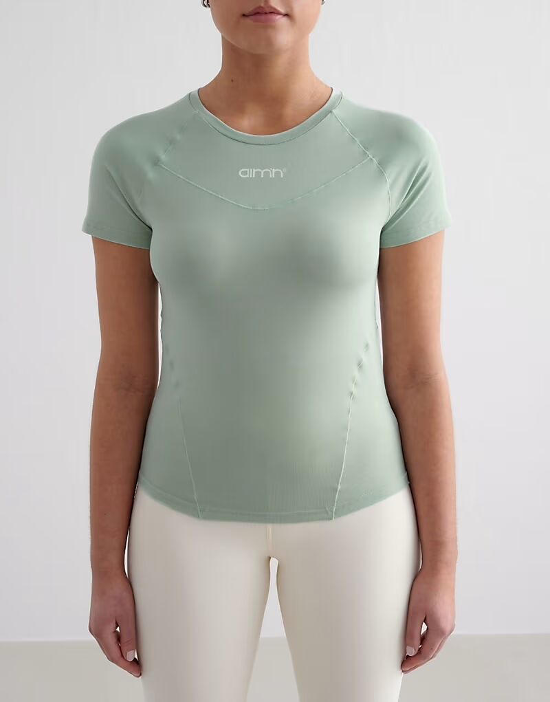 Мягкая базовая футболка Aim'n Aqua с коротким рукавом бирюзового цвета
Мягкая базовая футболка Aim'n Aqua с коротким рукавом бирюзового цвета