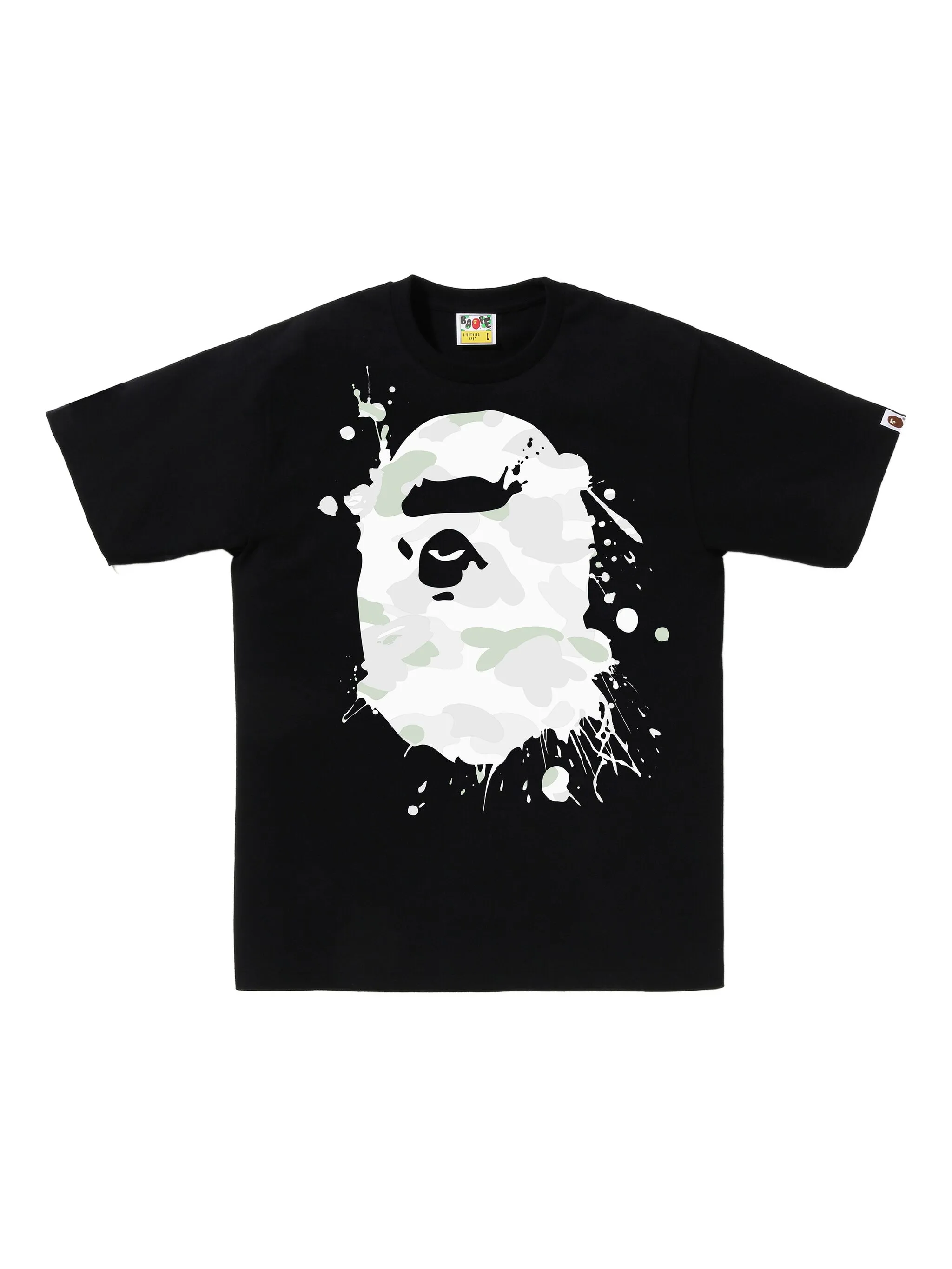 Футболка с эффектом разбрызганной краски A Bathing Ape, черный
Футболка с эффектом разбрызганной краски A Bathing Ape, черный