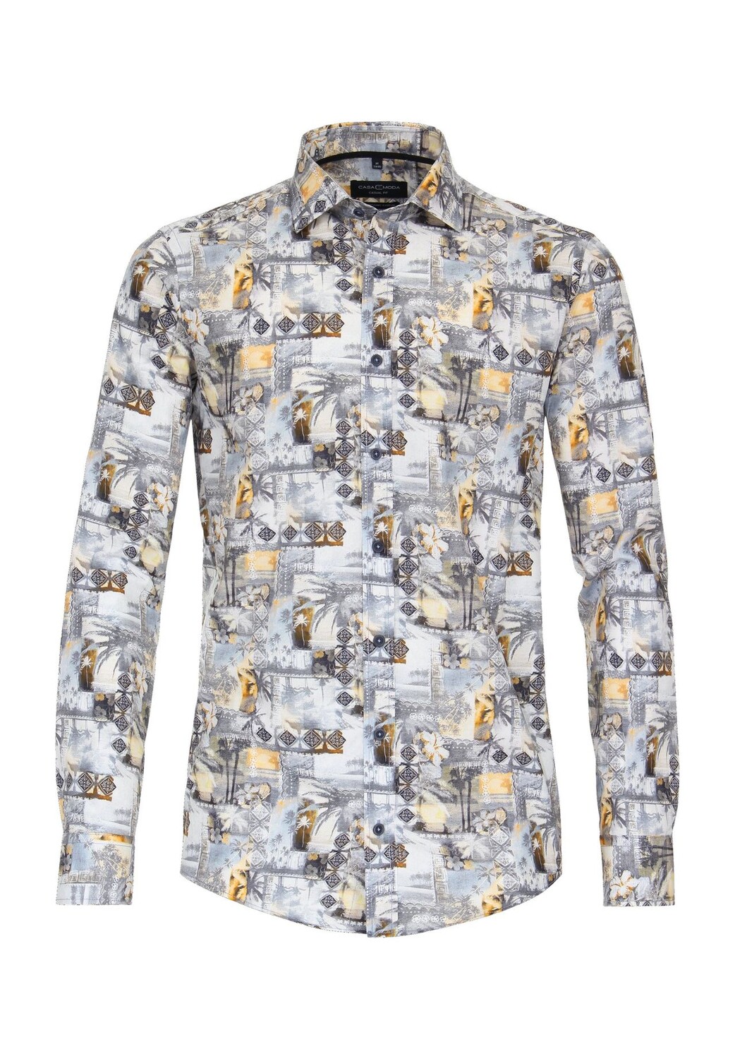 Повседневная рубашка, повседневный крой, длинный рукав, воротник Кент, мужская CASAMODA, синий
Повседневная рубашка, повседневный крой, длинный рукав, воротник Кент, мужская CASAMODA, синий