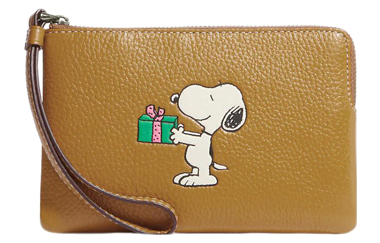 Сумка-клатч из кожи на запястье, коллекция PEANUTS, женская льняная сумка-клатч маленького размера COACH
Сумка-клатч из кожи на запястье, коллекция PEANUTS, женская льняная сумка-клатч маленького размера COACH
