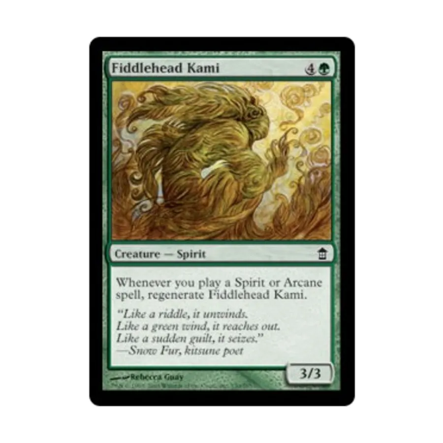 CCG Фиддлхед Ками (C) (Фольга), MTG - Saviors of Kamigawa
CCG Фиддлхед Ками (C) (Фольга), MTG - Saviors of Kamigawa