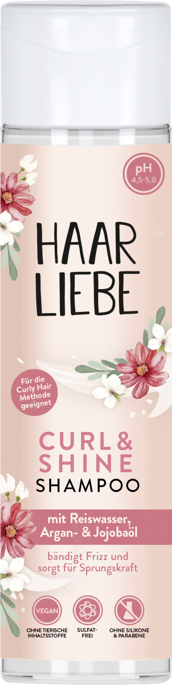 Шампунь Haarliebe Curl & Shine Shampoo
Шампунь Haarliebe Curl & Shine Shampoo