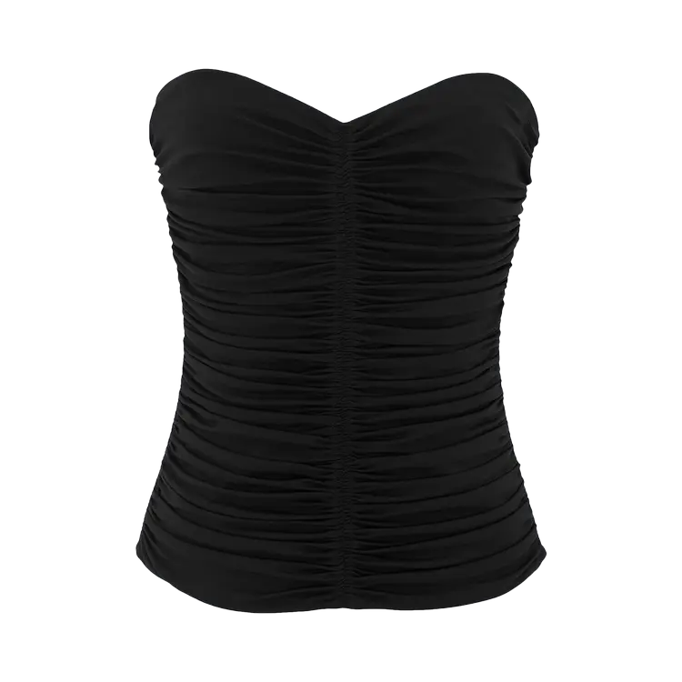 Топ Saint Laurent Ruched Strapless 'Black', черный
Топ Saint Laurent Ruched Strapless 'Black', черный