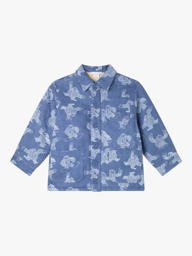 Детская куртка из хлопкового денима с танцующим йети Stella McCartney Kids
Детская куртка из хлопкового денима с танцующим йети Stella McCartney Kids