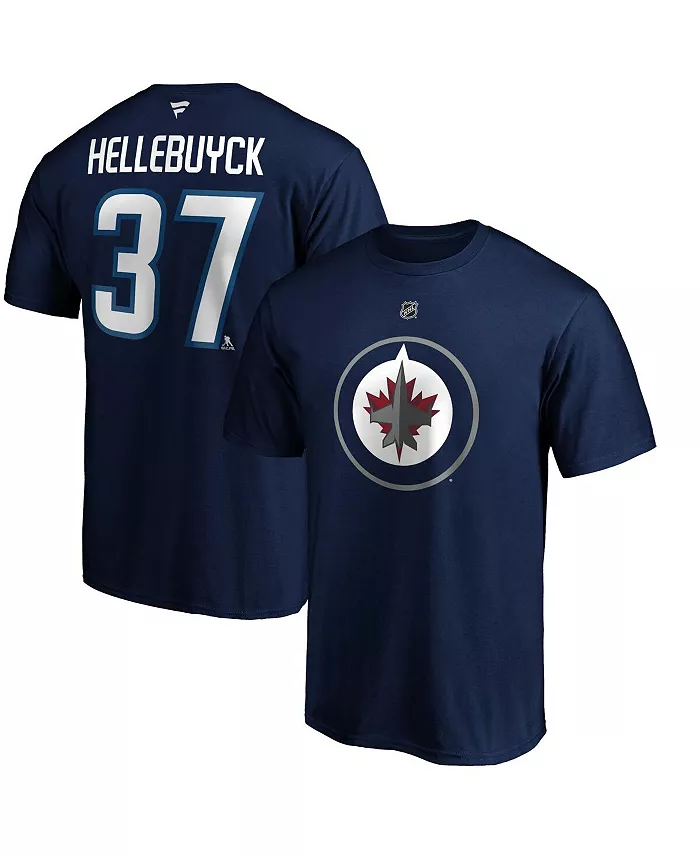 Мужская футболка Winnipeg Jets Connor Hellebuyck аутентичная с именем и номером, цвет navy Fanatics
Мужская футболка Winnipeg Jets Connor Hellebuyck аутентичная с именем и номером, цвет navy Fanatics