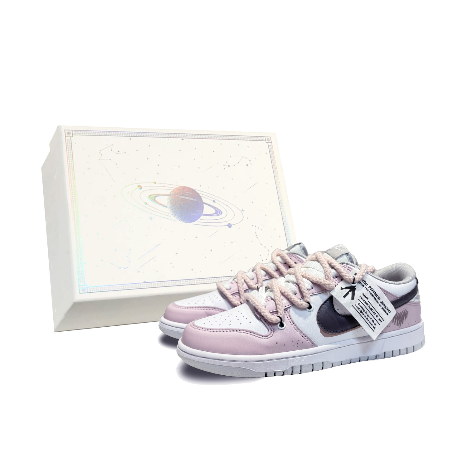 Кроссовки Nike Dunk Skateboarding Shoes Unisex Low-top White/pink/brown, белый
Кроссовки Nike Dunk Skateboarding Shoes Unisex Low-top White/pink/brown, белый