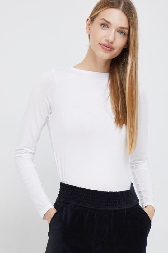 Рубашка с длинным рукавом United Colors of Benetton, белый 
Рубашка с длинным рукавом United Colors of Benetton, белый