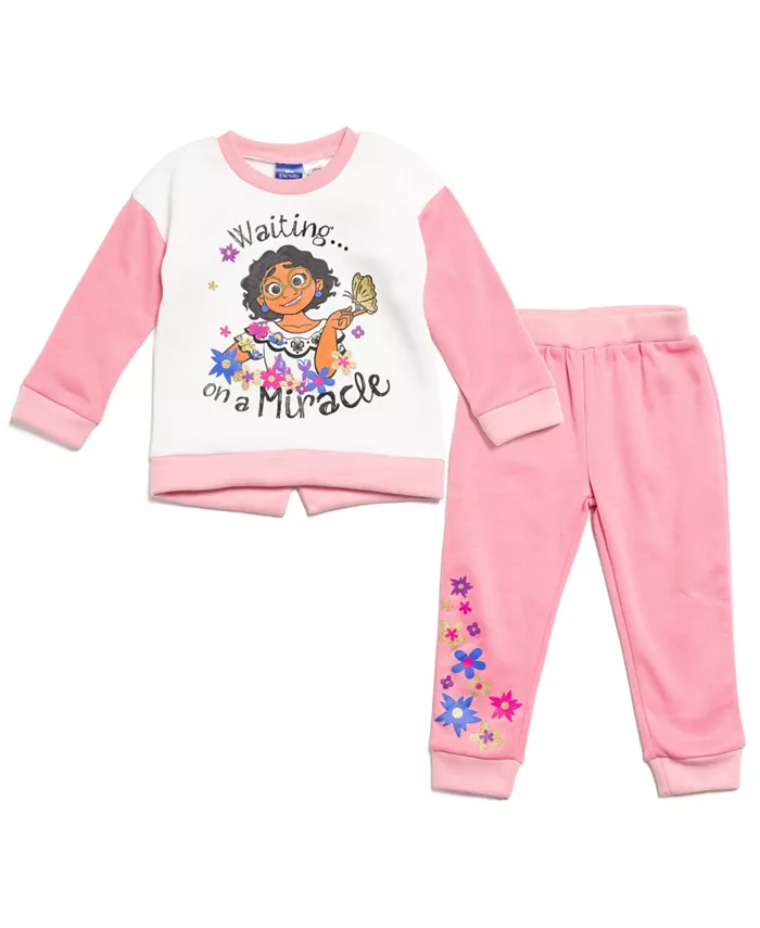 Детский флисовый комплект (толстовка и брюки) Mirabel для девочек Encanto, белый
Детский флисовый комплект (толстовка и брюки) Mirabel для девочек Encanto, белый