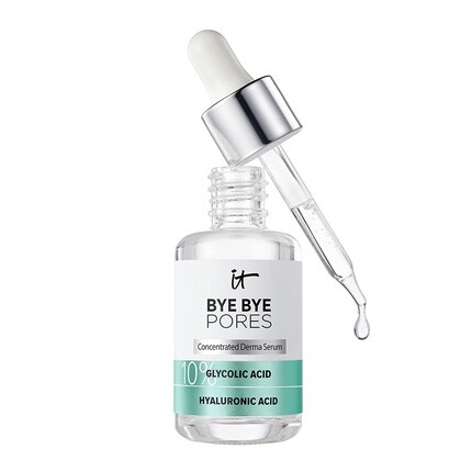 It Cosmetics Bye Bye Pores 10% сыворотка с гликолевой кислотой и гиалуроновой кислотой 1 жидкая унция
It Cosmetics Bye Bye Pores 10% сыворотка с гликолевой кислотой и гиалуроновой кислотой 1 жидкая унция