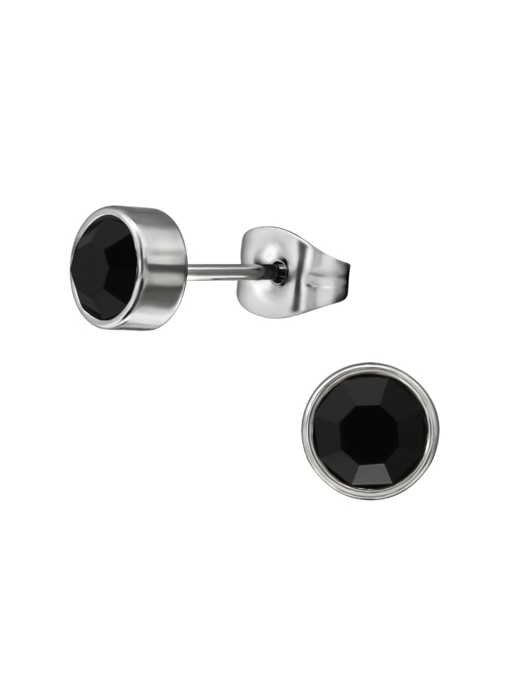 Bungsa Черные серьги-гвоздики
Bungsa Черные серьги-гвоздики