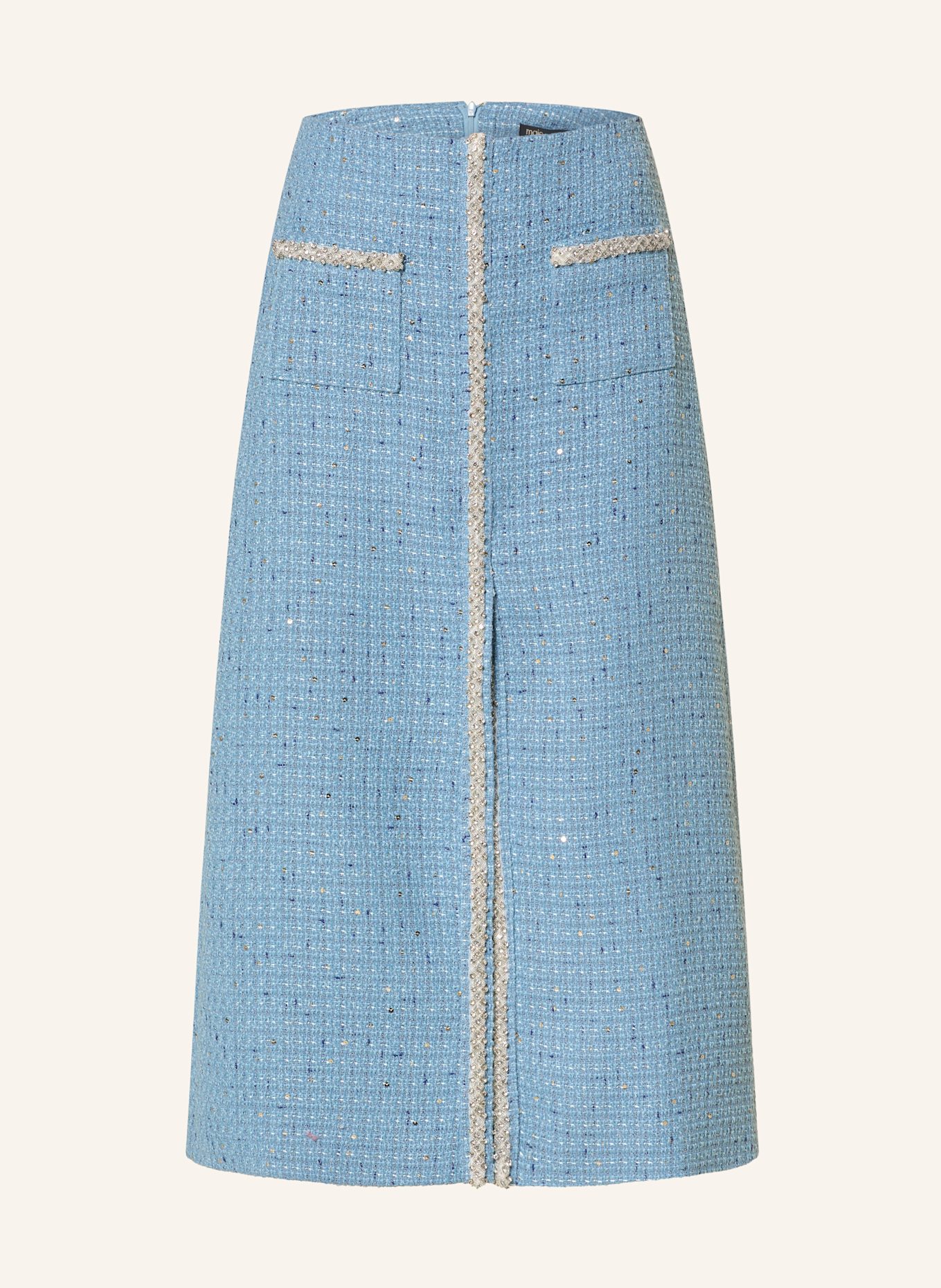 Юбка из твида с драгоценными камнями Maje, мультиколор
Юбка из твида с драгоценными камнями Maje, мультиколор