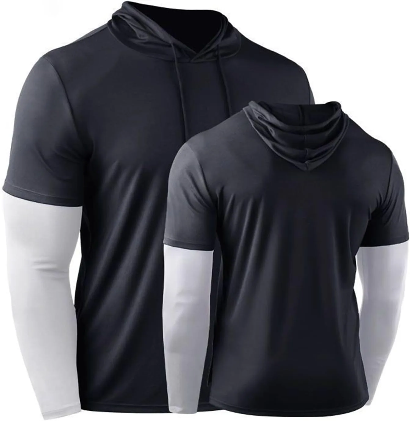 Мужская фальшивая двухсоставная толстовка с капюшоном Compression Shirts 2026, весенняя, с длинным рукавом, быстросохнущая, дышащая, спортивная футболка-пуловер Lmdudan
Мужская фальшивая двухсоставная толстовка с капюшоном Compression Shirts 2026, весенняя, с длинным рукавом, быстросохнущая, дышащая, спортивная футболка-пуловер Lmdudan