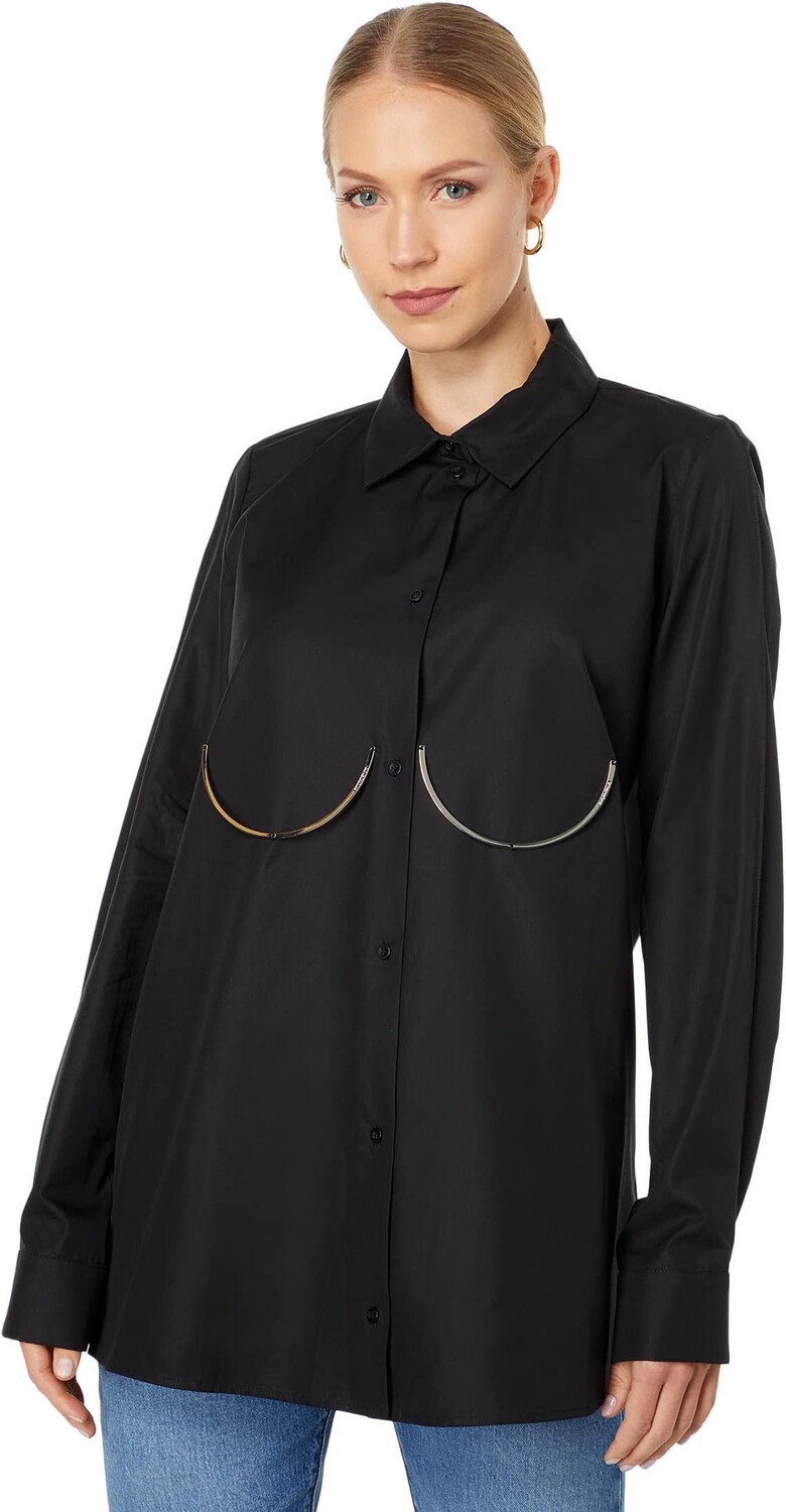 Рубашка Boyarovskaya Cotton Shirt with Metal, черный
Рубашка Boyarovskaya Cotton Shirt with Metal, черный