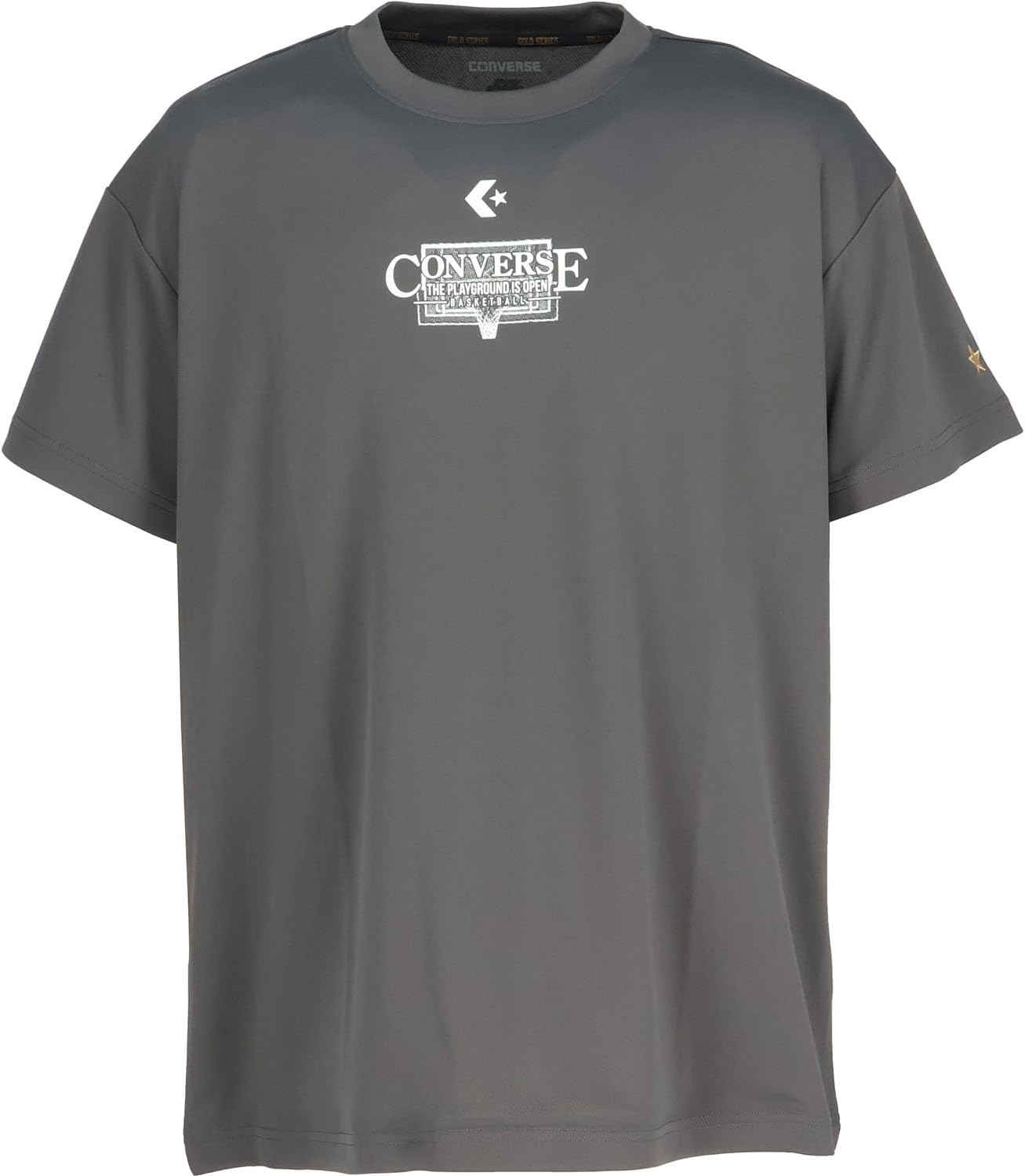 Баскетбольная футболка Converse с коротким рукавом, принт Gold Series, влагоотводящая, быстросохнущая, унисекс, CBG252351
Баскетбольная футболка Converse с коротким рукавом, принт Gold Series, влагоотводящая, быстросохнущая, унисекс, CBG252351