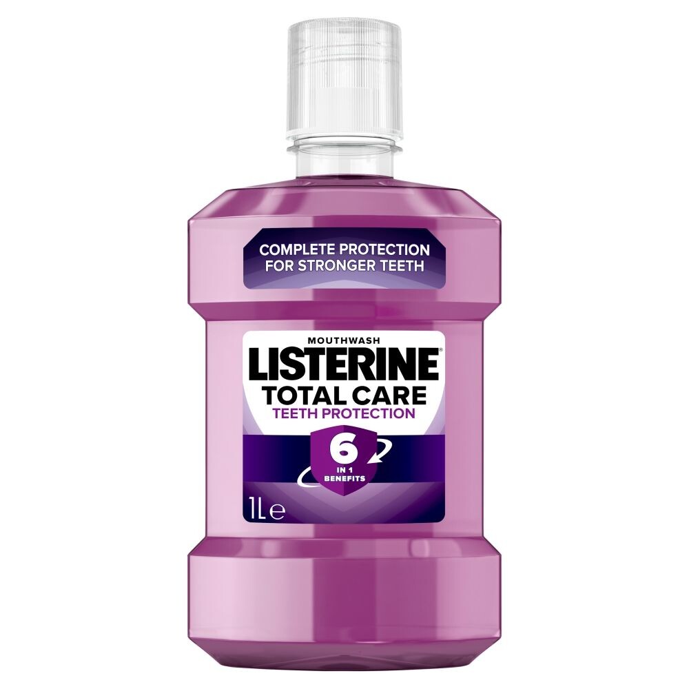 Жидкость для полоскания рта Listerine Total Care 6w1, 1000 мл
Жидкость для полоскания рта Listerine Total Care 6w1, 1000 мл