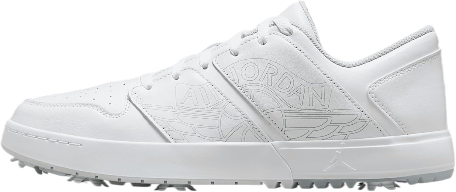 Кроссовки Nike Golf Air Jordan NU Retro 1 G - черный/зеленый/белый 002, White/Blue Tint/Pure Platinum
Кроссовки Nike Golf Air Jordan NU Retro 1 G - черный/зеленый/белый 002, White/Blue Tint/Pure Platinum