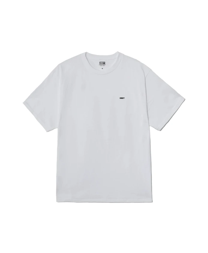 Футболка с трафаретом в виде пламени, хлопковая, с коротким рукавом. Obey, белый
Футболка с трафаретом в виде пламени, хлопковая, с коротким рукавом. Obey, белый